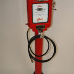 1940 s Gilbarco Model AM22 Service Station Air Meter On Stand