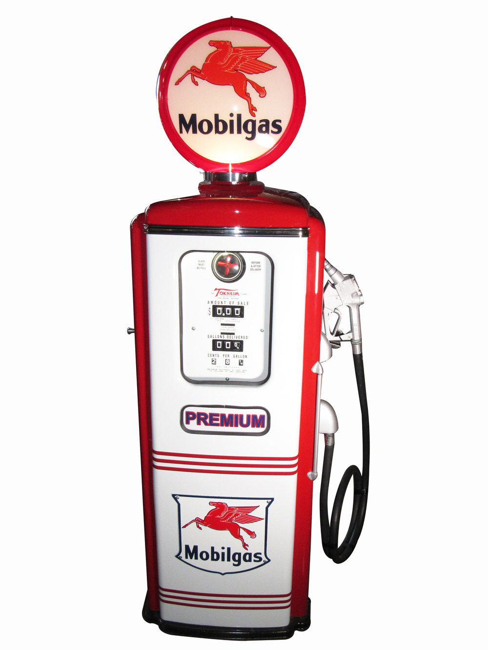 1950S MOBIL OIL TOKHEIM MODEL 39 GAS PUMP