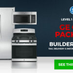 4 piece Gas Kitchen Appliance Package Featuring GE Appliances Kitchen