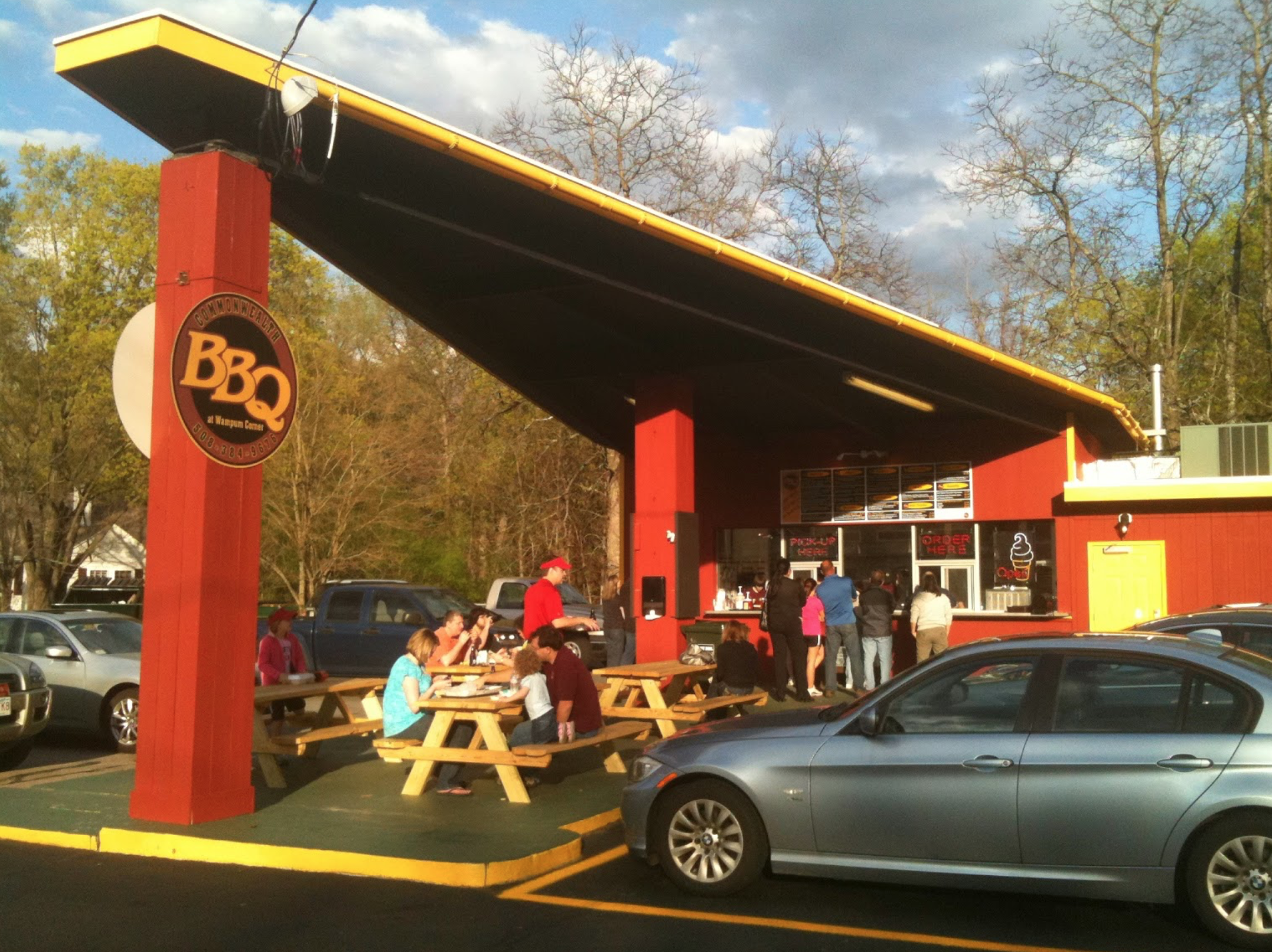 Commonwealth BBQ In Massachusetts Is A Former A Gas Station