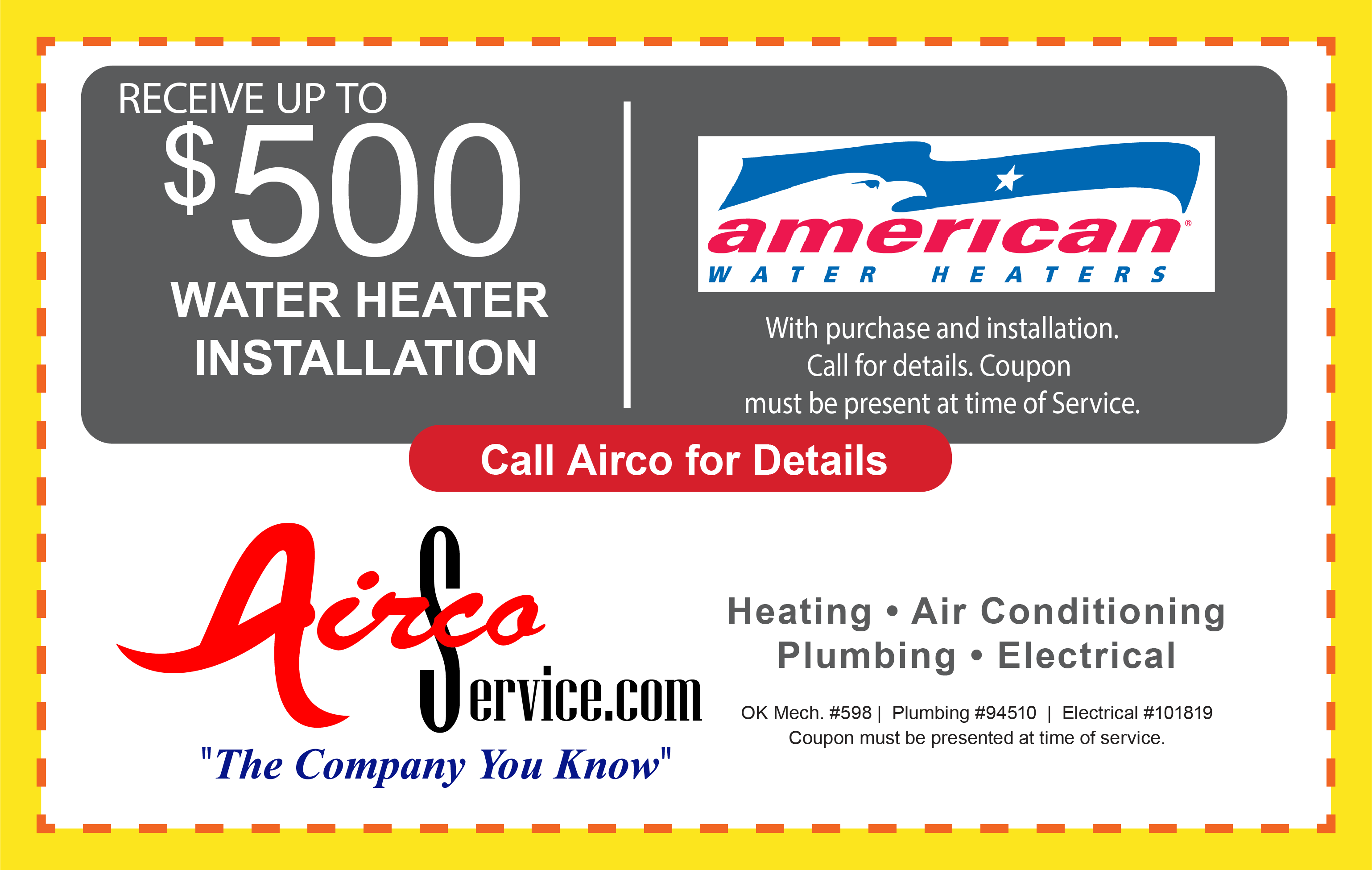 Coupons Rebates Airco Service