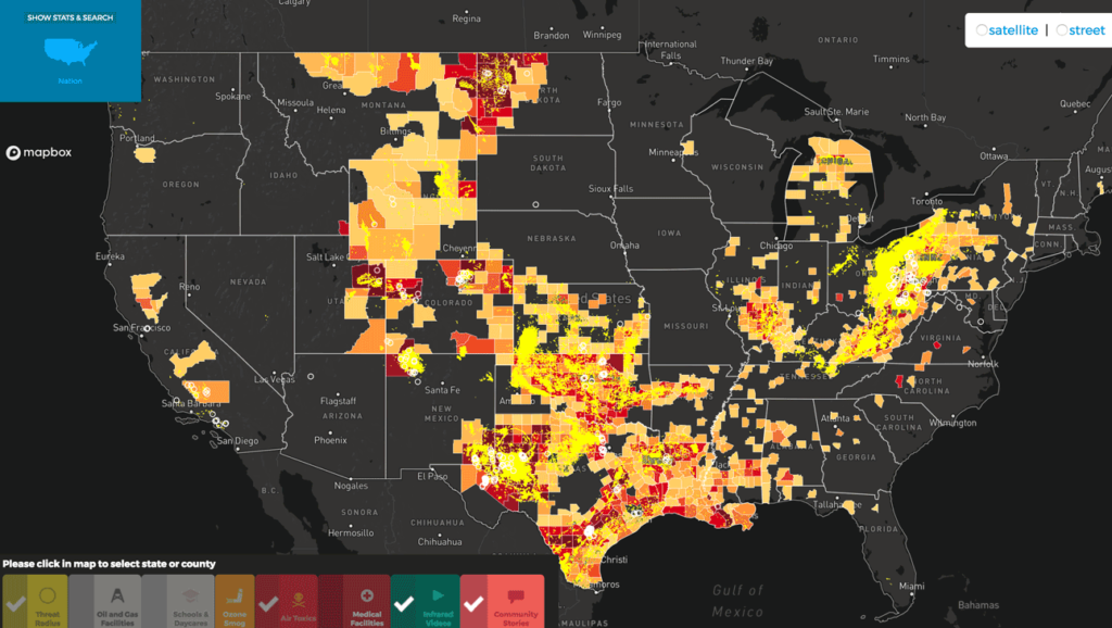 Data The Oil Gas Threat Map