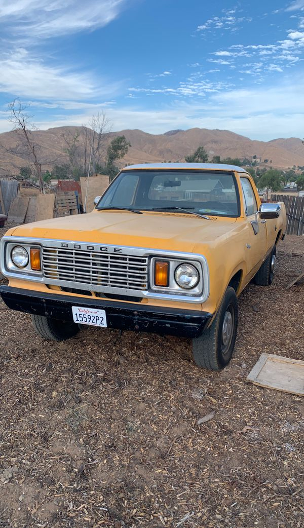 Dodge Ram Gas Truck 1977 4x4 Has 501 166 Miles On It For Sale In 