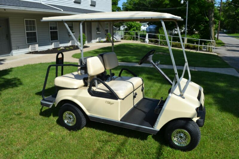 Gas Powered 4 Seat Club Car Golf Cart Street Legal Ohio Title For 