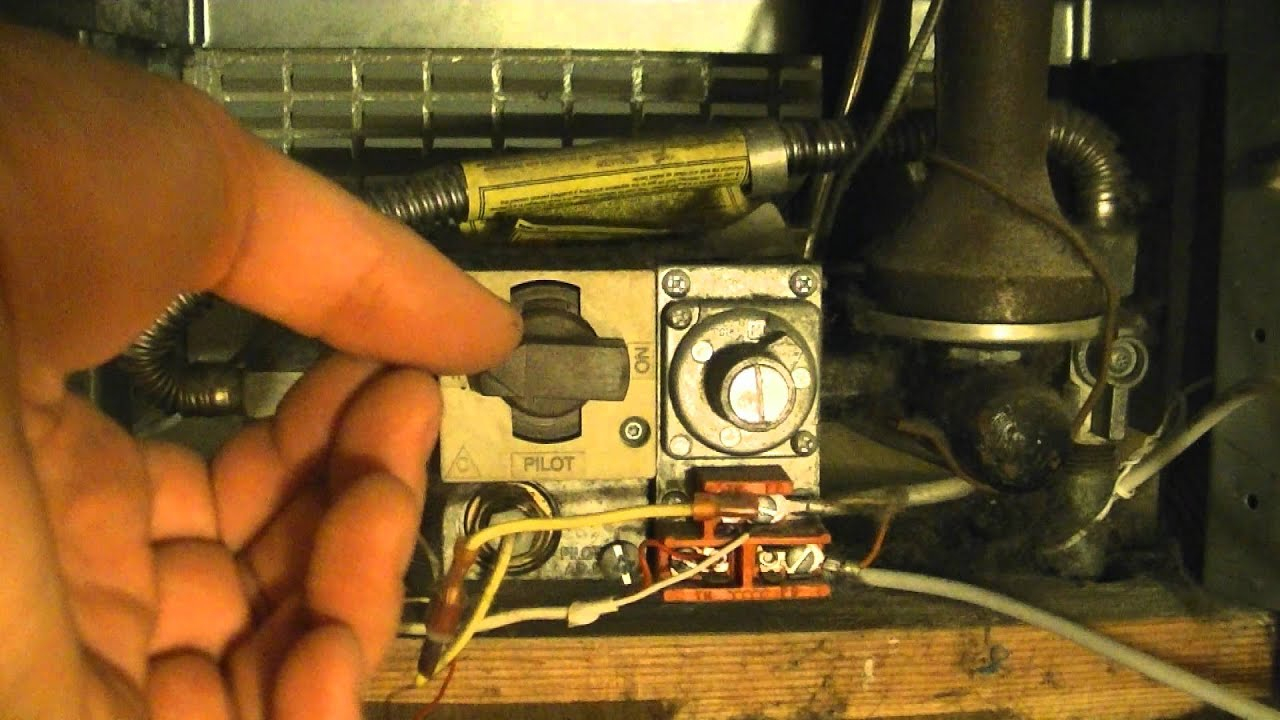 How To Light The Pilot Light On A Gas Heater YouTube