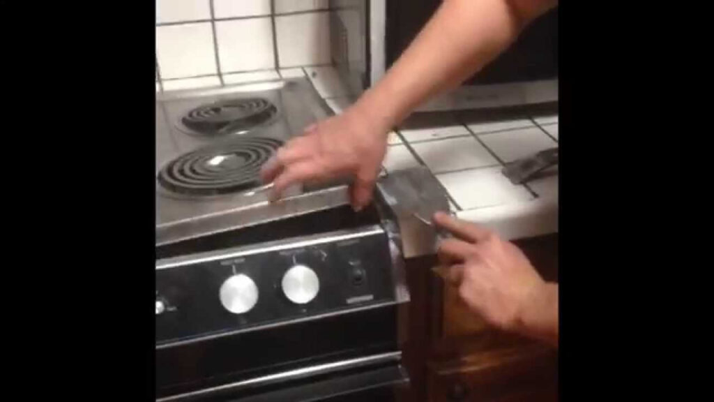 How To Remove Built In Drop In Stove Range And Convert Cut For A 