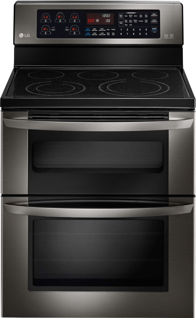 LG LDE3037BD 30 Inch Freestanding Electric Double Oven Range With 5 