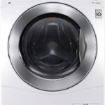 LG WM3477HW 24 Inch 2 3 Cu Ft Electric Washer Dryer Combo 9 Wash And