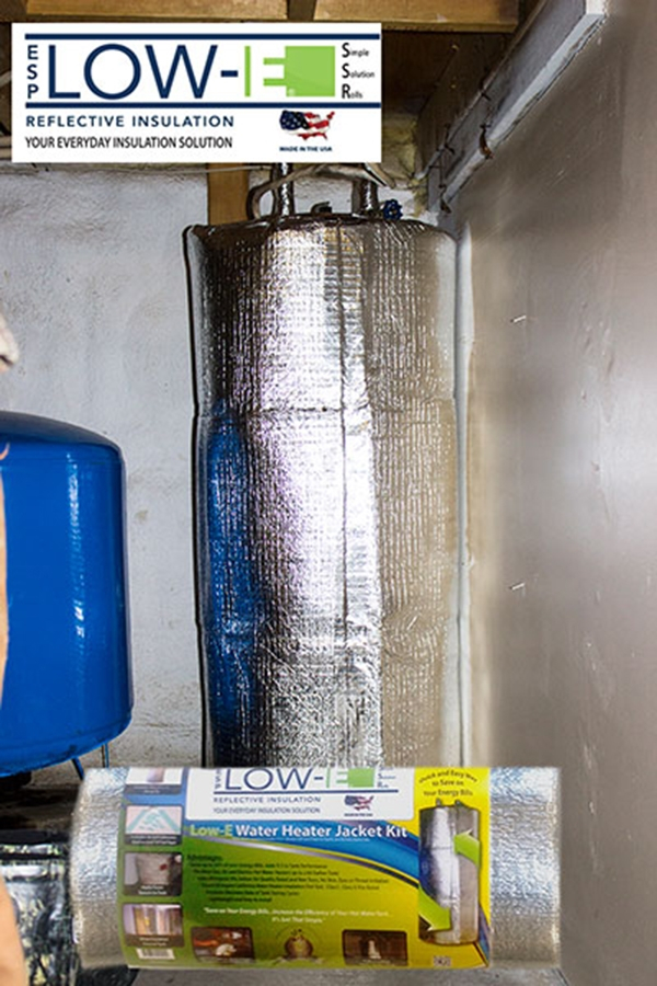 Low e Water Heater Jacket Kitwith Foil 44 Square Feet SSR WTKFF