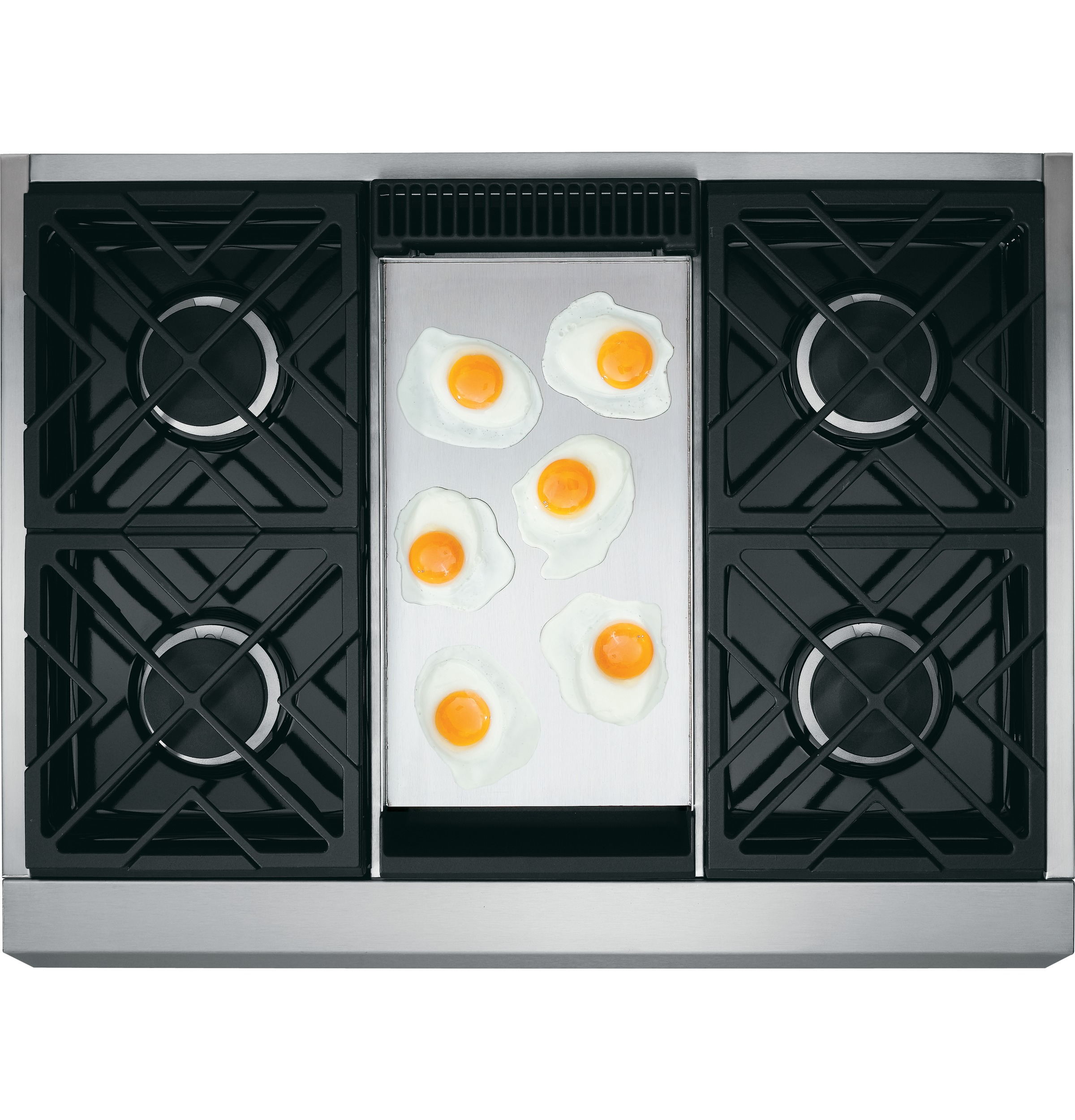 Monogram 36 Professional Gas Rangetop With 4 Burners And Griddle 