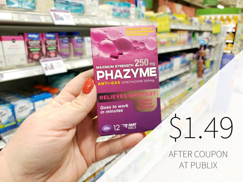 New Phazyme Coupons For The Publix Sale Anti Gas Softgels Just 1 49