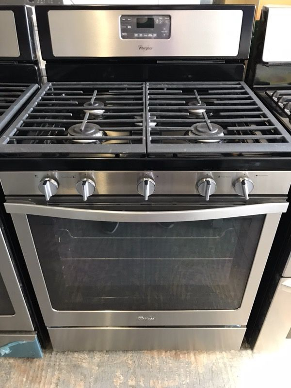 New Whirlpool 30 Gas Stove Stainless Steel 5 Burner For Sale In 