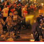 Ohio State RIOTS IN COLUMBUS Cops Bust Out Tear Gas TMZ