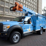 PG E Is Used Hybrid Electric Bucket Trucks Credit PG E Ford Super