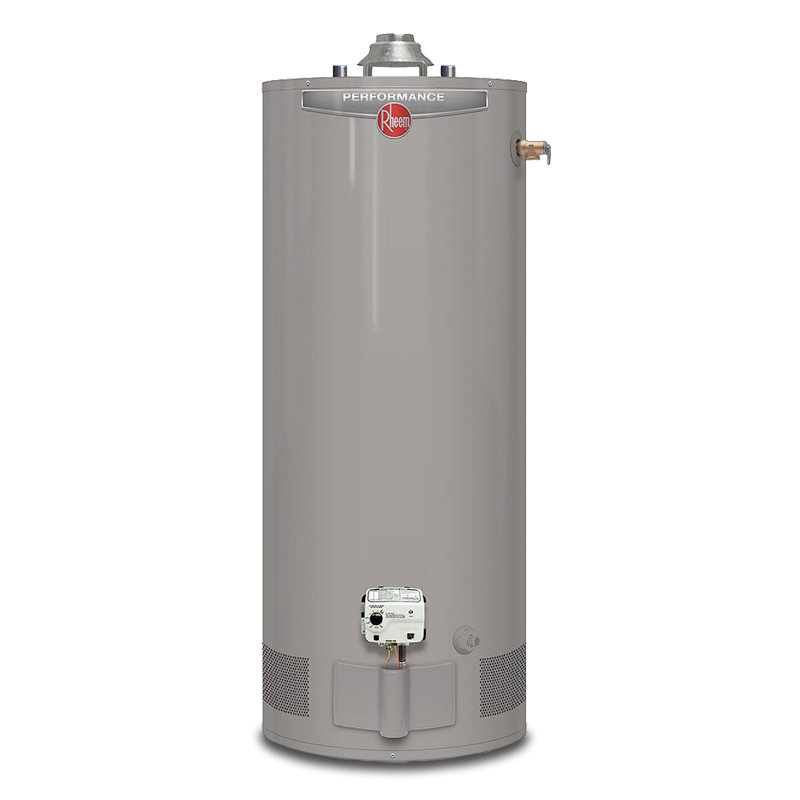 Rheem Conventional Water Heater 1Click Heating Cooling