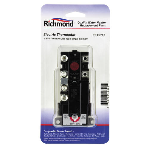 Richmond Electric Water Heater Thermostat At Menards 