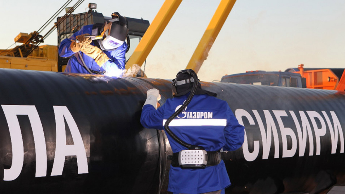 Russia Launches Gas Exports To China The Moscow Times