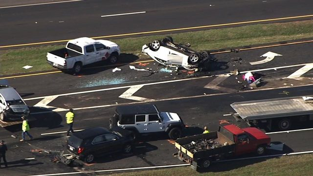 Serious Chain reaction Crash Injures 9 WSB TV