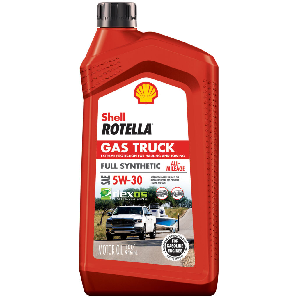 Shell Rotella Gas Truck Full Synthetic Engine Oil 5W 30 1 Quart 