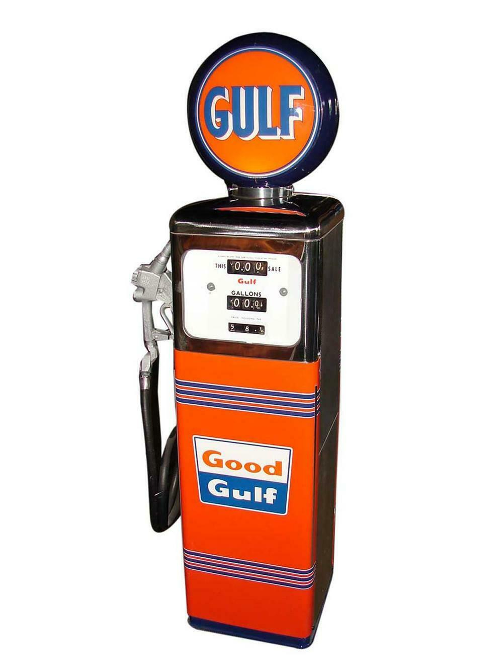 Striking 1950s Gulf Oil Southwest Model 1 Service Station Ga