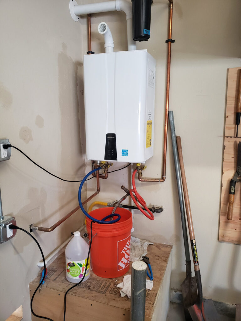 Tankless Water Heater Flush In Wildomar CA Sanford And Son Plumbing 