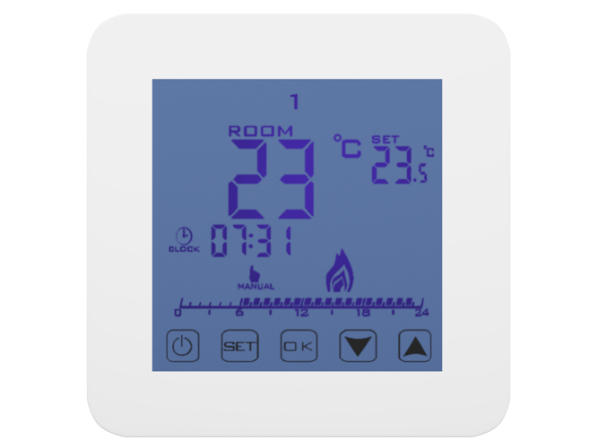 Touchscreen Thermostat Controler 24 7 Indoor AD79 SMART HOME 