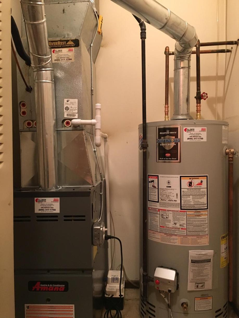 Water Heaters Gas Furnace Hot Water Heater Replacement In Haddon 