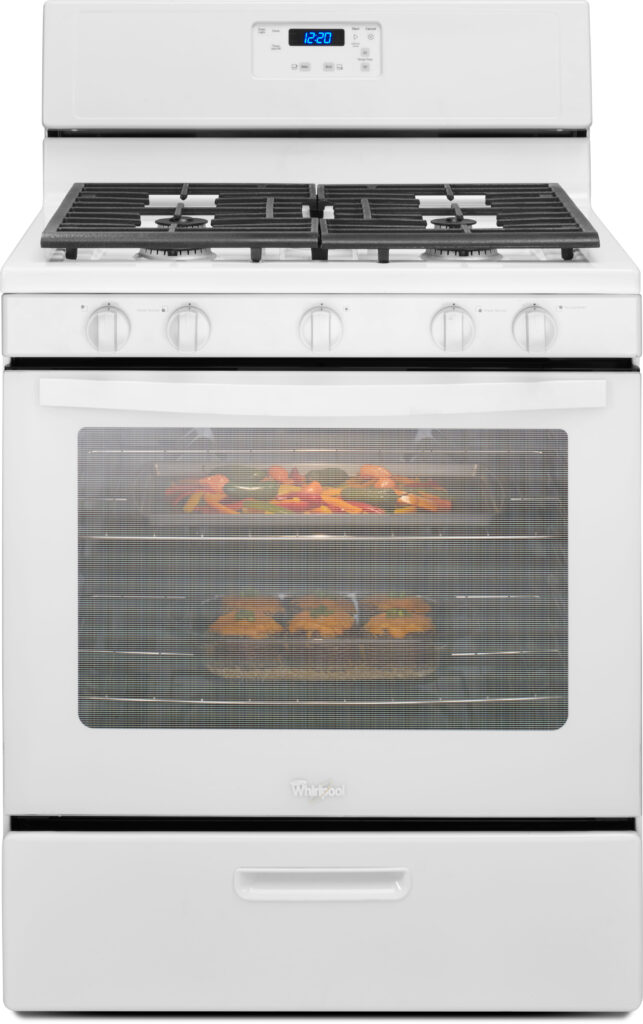 Whirlpool WFG505M0BW 30 Inch Freestanding Gas Range With 5 Sealed 