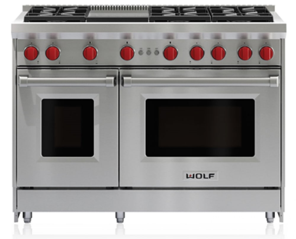 Wolf GR486G 48 Inch Pro Style Gas Range With 4 4 Cu Ft Convection 