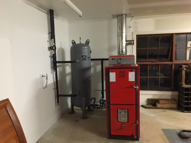 Wood Fired Hydronic Heating Firex Solid Fuel Boiler Installation