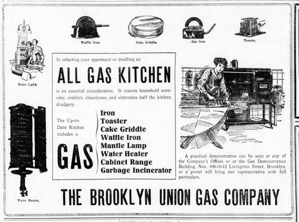BROOKLYN S ALL GAS KITCHEN 1914 The Brownstone Detectives