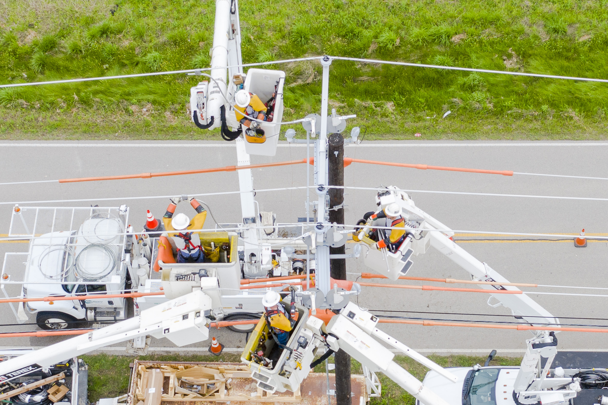 CoServ Linemen Connect New Substations In Denton Collin Counties