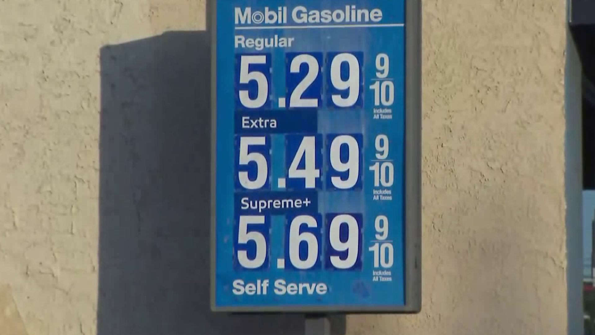 Gas Prices Reach 5 At Some California Stations Including In Los 