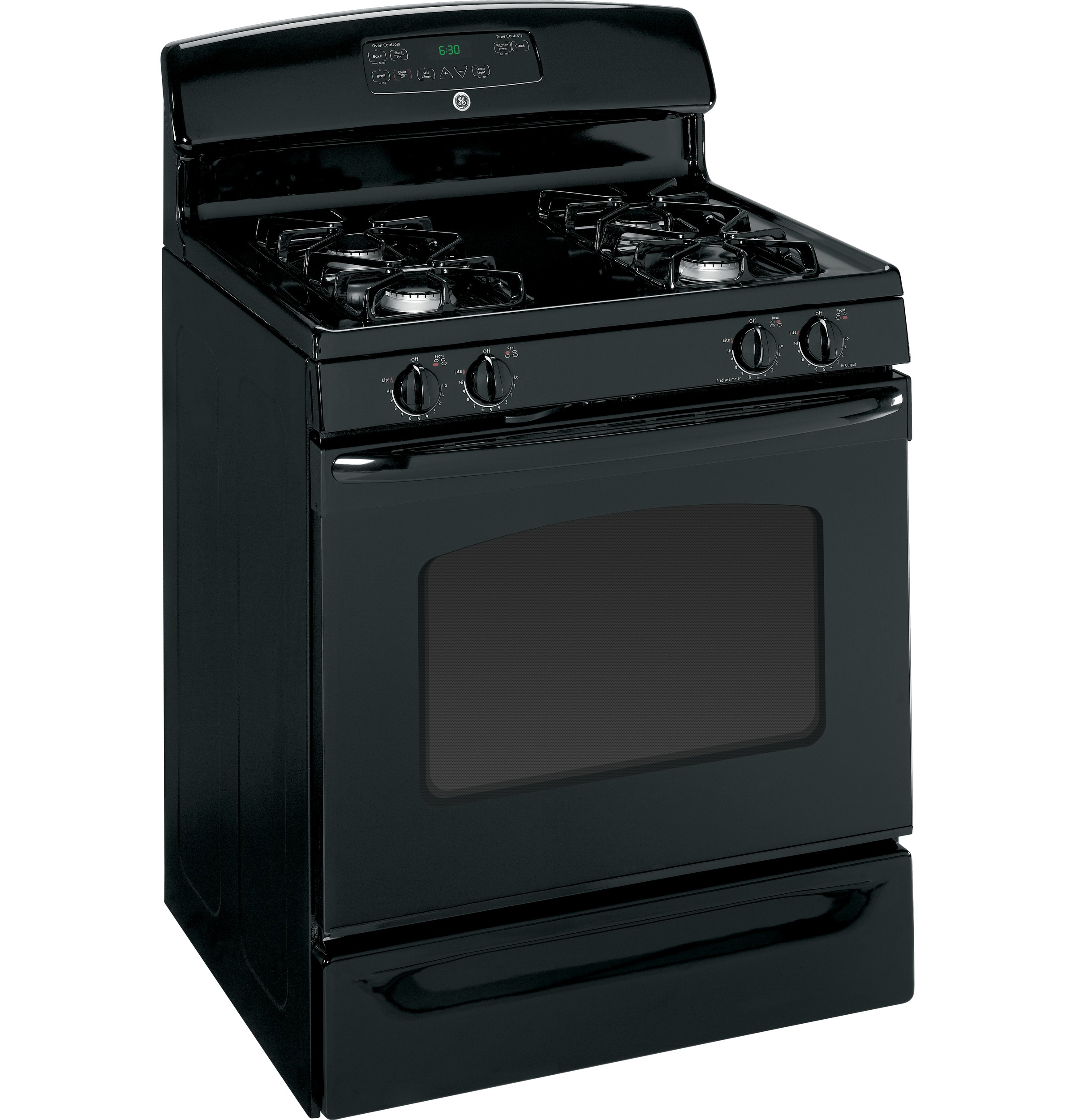 GE 30 Free Standing Gas Range JGBP28DETBB GE Appliances