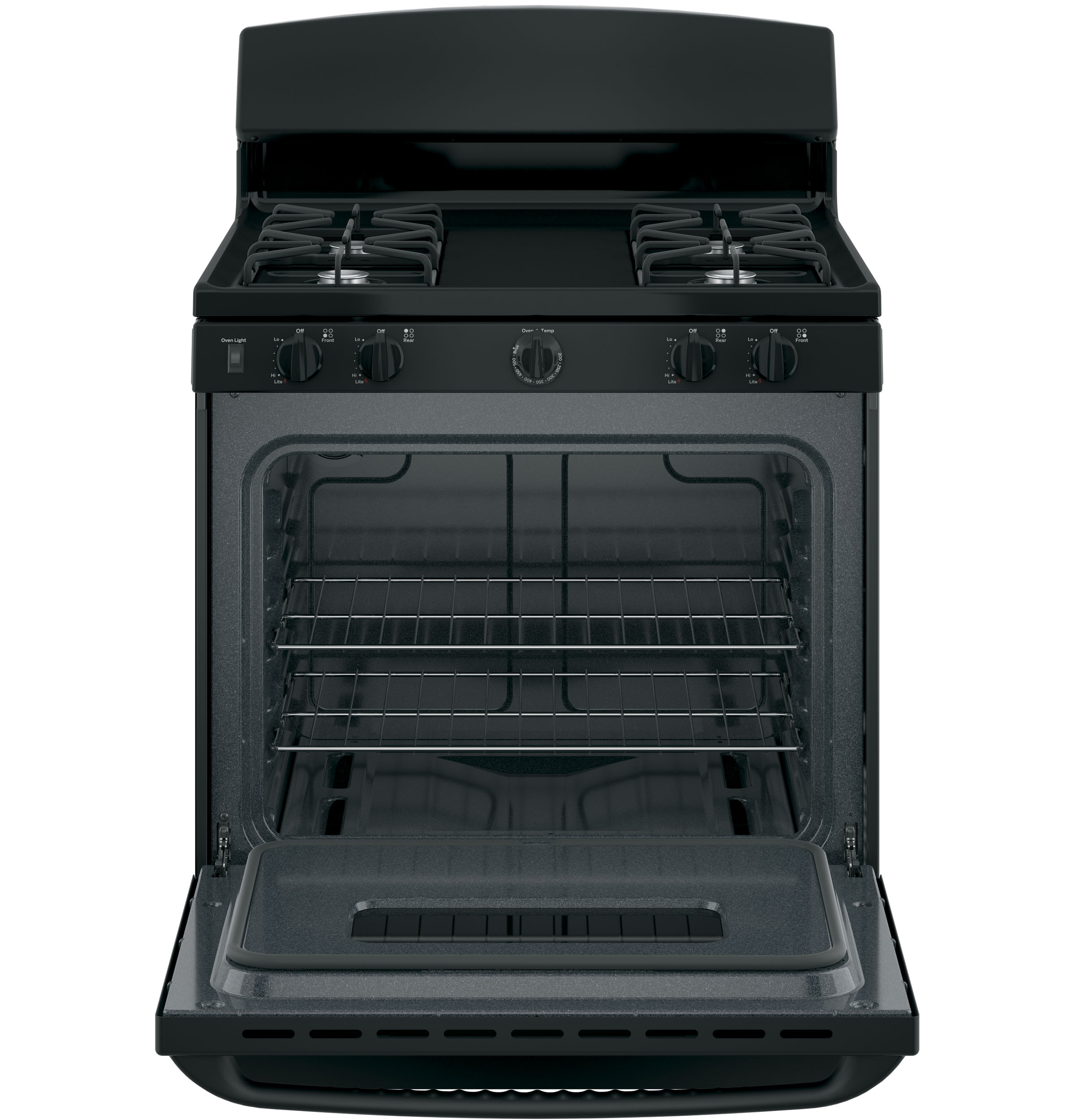 GE 30 Free Standing Gas Range JGBS10DEKBB GE Appliances