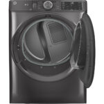 GE 7 8 Cu Ft Capacity Gas Dryer With Built In Wifi Diamond Grey