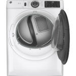 GE 7 8 Cu Ft Capacity Gas Dryer With Built In Wifi White