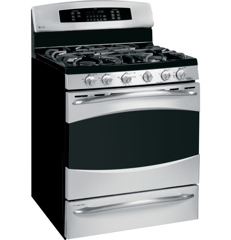 GE Profile 30 Free Standing Gas Range With Baking Drawer 