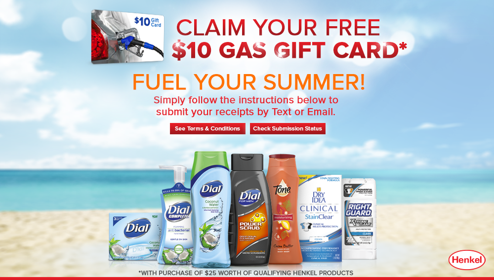 Henkel Fuel Your Summer Gas Card Promotion FamilySavings