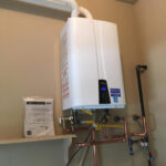 High Efficiency Furnace Tankless Water Heater Installation In Upper