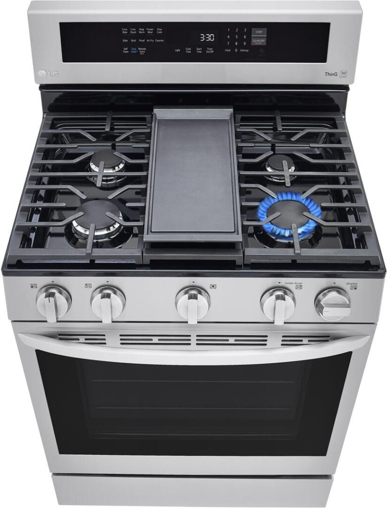 LRGL5825F LG 30 5 8 Cu ft Wifi Enabled Gas Range With InstaView 