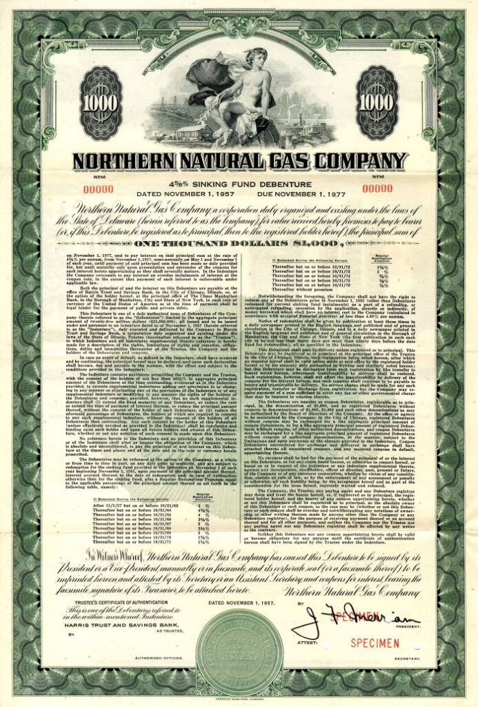 Northern Natural Gas Company 1 000