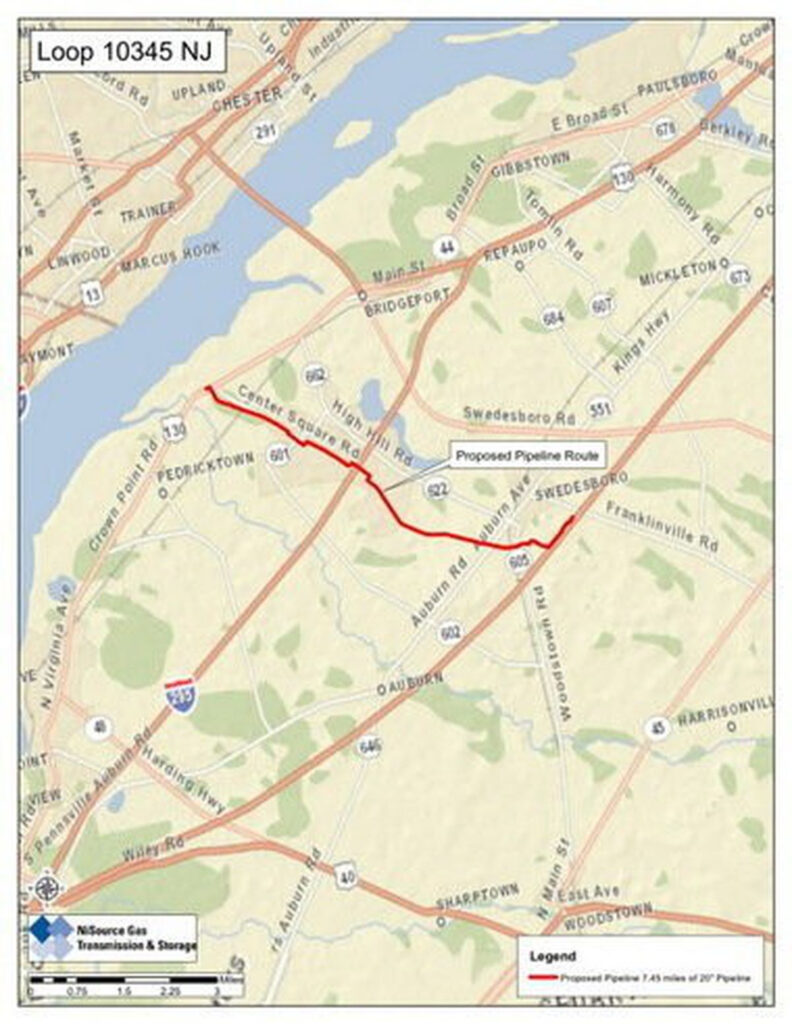 Proposed Pipeline Project Through Woolwich Logan Townships Revises 