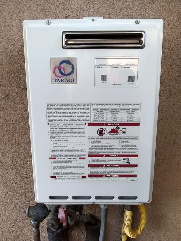 Tankless Water Heater Takagi T KJR2 OS For Sale In Los Angeles CA 