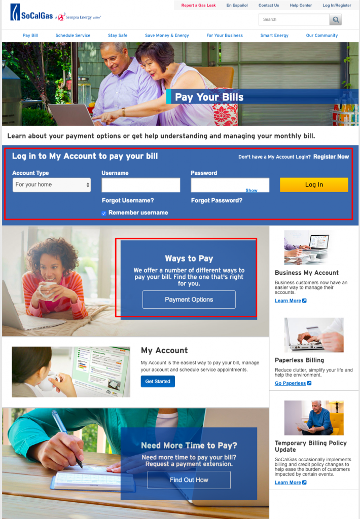 Www socalgas pay bill SoCalGas Bill Pay