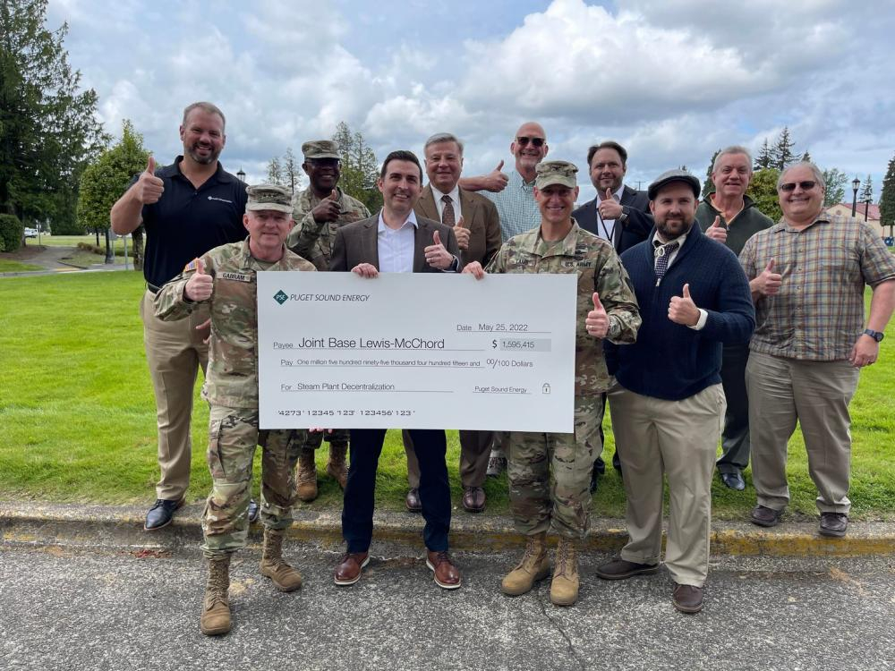 DVIDS Images JBLM Presented With 1 6 Million Energy Saving Rebate 