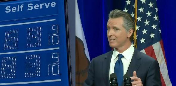 EURVideoNews Newsom Gas Rebate Plan Means 800 For California Car 