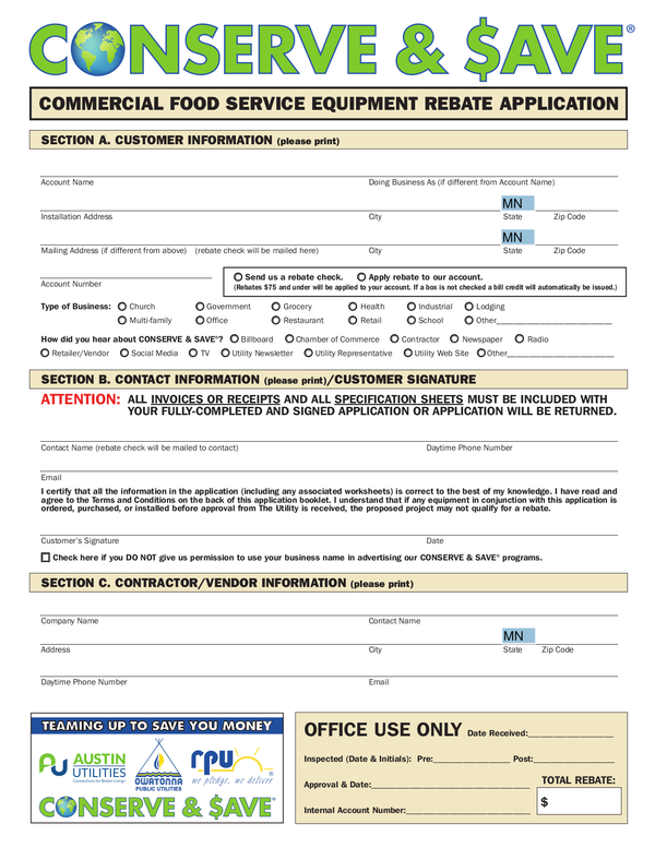 Fill Free Fillable Owatonna Public Utilities PDF Forms