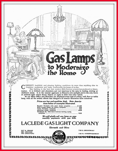 1916 Laclede Gas Lamps In St Louis Missouri Carlylehold Flickr