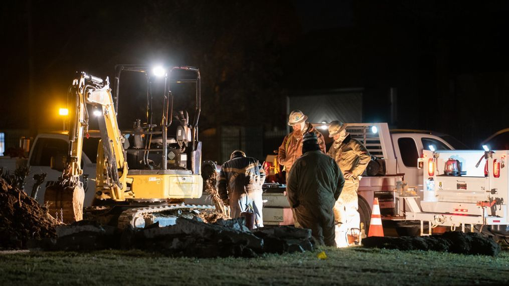 71st Street Reopen After Gas Line Break Leak Fixed KTUL